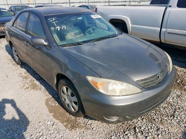 4T1BE32K53U720476 - 2003 TOYOTA CAMRY LE CHARCOAL photo 1