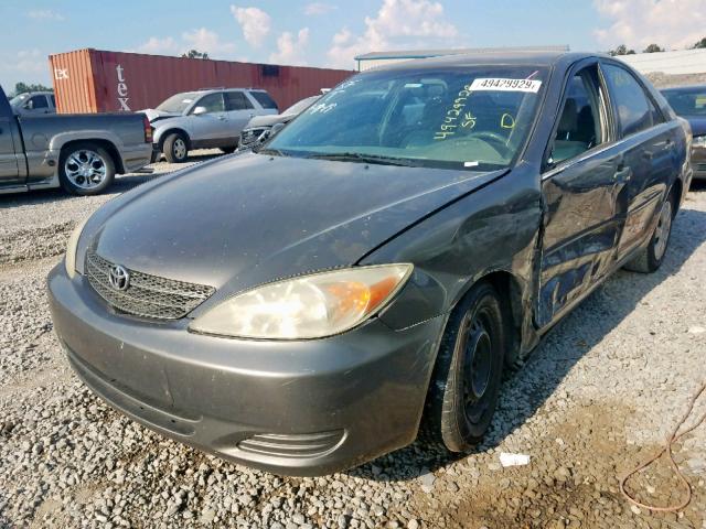 4T1BE32K53U720476 - 2003 TOYOTA CAMRY LE CHARCOAL photo 2