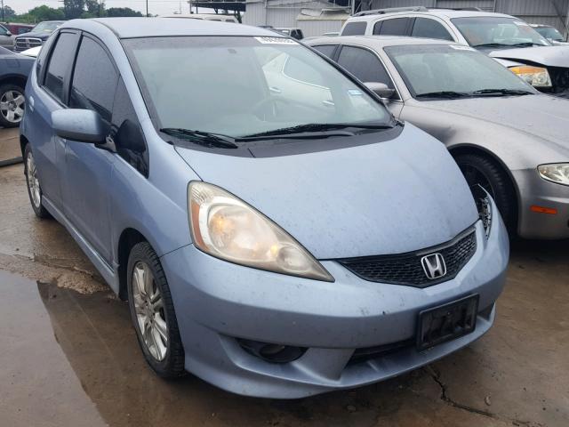 JHMGE8H54BC019911 - 2011 HONDA FIT SPORT BLUE photo 1