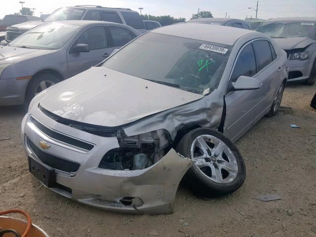 1G1ZC5EB5AF172117 - 2010 CHEVROLET MALIBU 1LT 银色 照片 2
