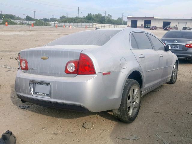 1G1ZC5EB5AF172117 - 2010 CHEVROLET MALIBU 1LT 银色 照片 4