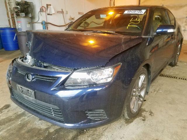 JTKJF5C74D3052642 - 2013 TOYOTA SCION TC ლურჯი ფოტო 2