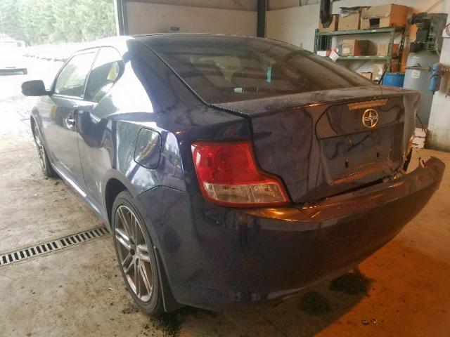 JTKJF5C74D3052642 - 2013 TOYOTA SCION TC ლურჯი ფოტო 3