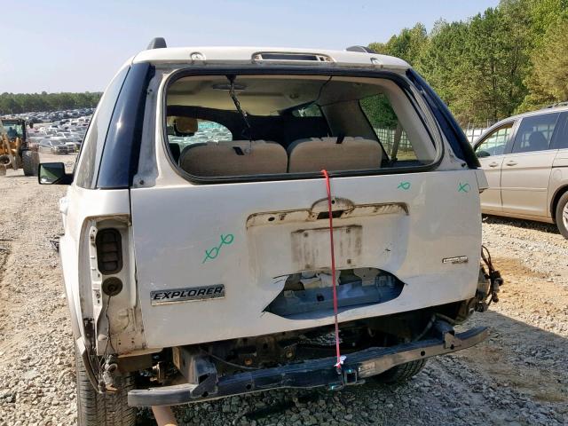 1FMEU64E97UA69366 - 2007 FORD EXPLORER E WHITE photo 9