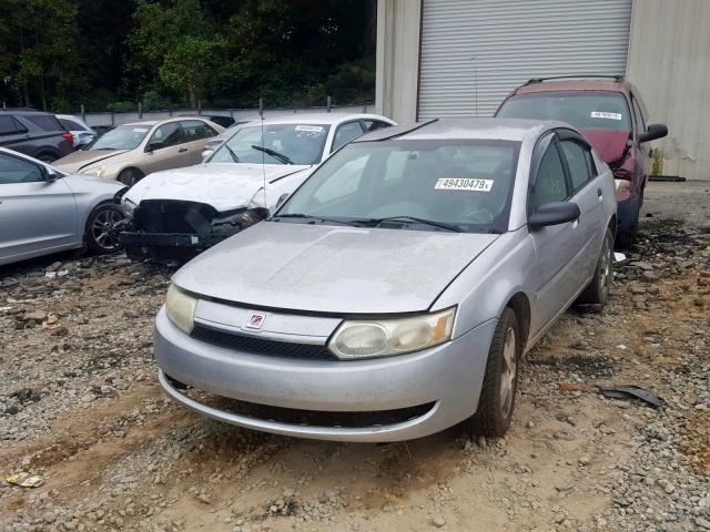 1G8AF52F24Z137017 - 2004 SATURN ION LEVEL SILVER photo 2