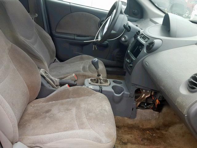 1G8AF52F24Z137017 - 2004 SATURN ION LEVEL SILVER photo 5