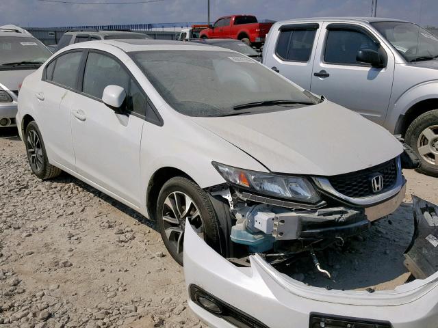 19XFB2F95DE017721 - 2013 HONDA CIVIC EXL 白色 照片 1