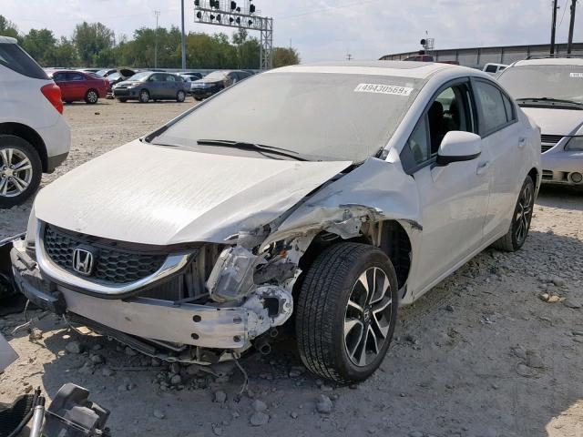 19XFB2F95DE017721 - 2013 HONDA CIVIC EXL 白色 照片 2