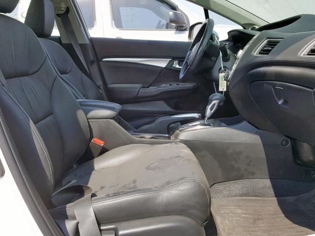 19XFB2F95DE017721 - 2013 HONDA CIVIC EXL 白色 照片 5