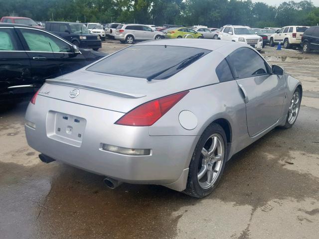 JN1AZ34E24T063397 - 2004 NISSAN 350Z COUPE SILVER photo 4