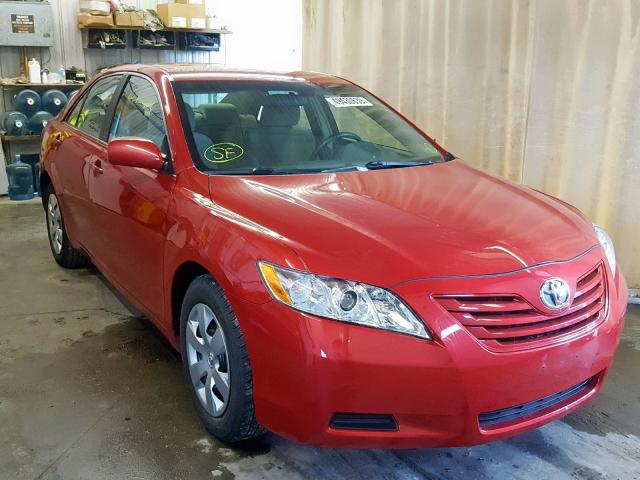 4T1BE46K98U260522 - 2008 TOYOTA CAMRY CE RED photo 1