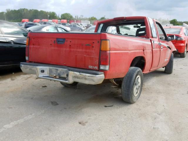 1N6HD16S8RC320438 - 1994 NISSAN TRUCK KING RED photo 4