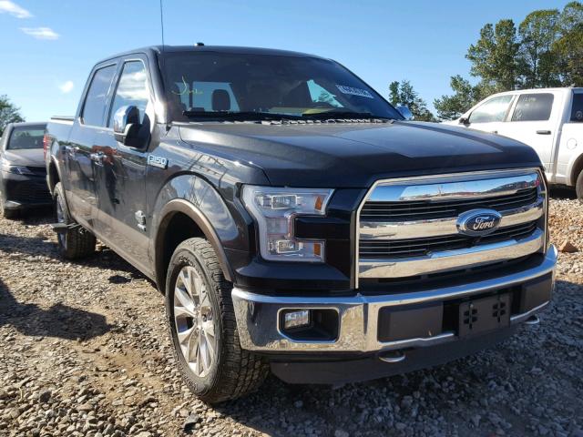 1FTEW1EG9FFB20823 - 2015 FORD F150 SUPER BLACK photo 1