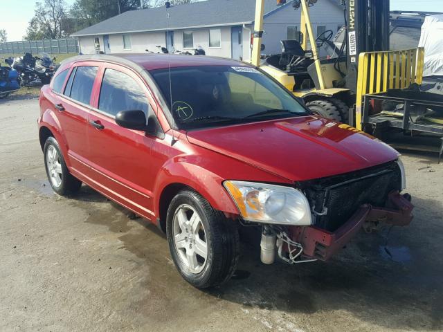 1B3HB48B78D656101 - 2008 DODGE CALIBER SX MAROON photo 1