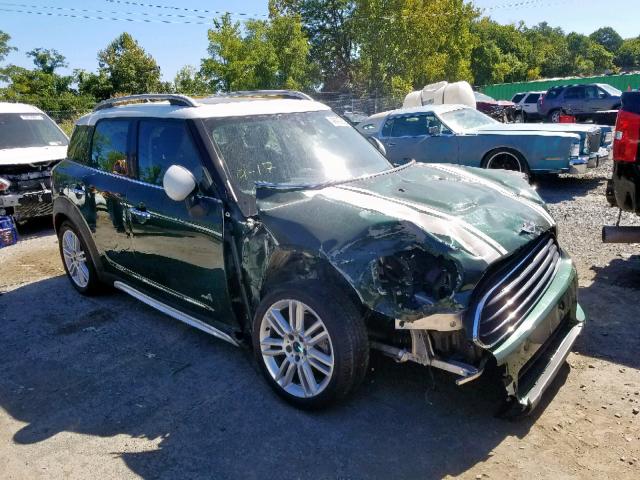 WMZYV5C39H3B75710 - 2017 MINI COOPER COU GREEN photo 1