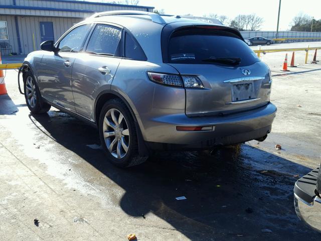 JNRAS08U56X101914 - 2006 INFINITI FX35 SILVER photo 3