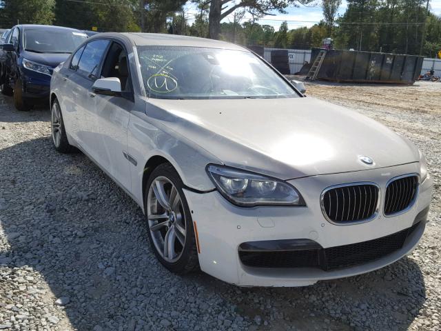 WBAYE8C54DD133916 - 2013 BMW 750LI WHITE photo 1