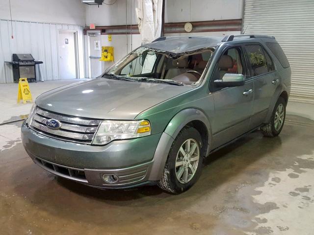 1FMDK05W38GA19164 - 2008 FORD TAURUS X S GREEN photo 2