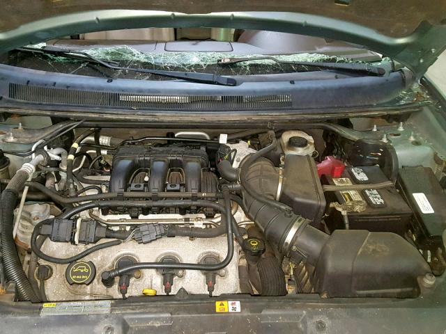 1FMDK05W38GA19164 - 2008 FORD TAURUS X S GREEN photo 7