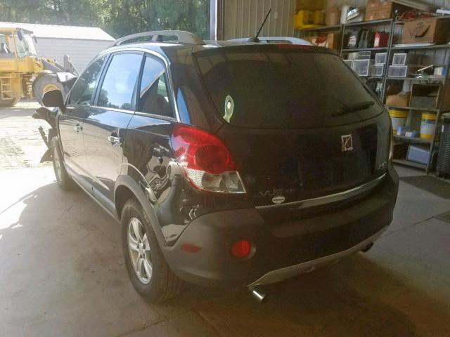 3GSDL43N98S656763 - 2008 SATURN VUE XE BLACK photo 3