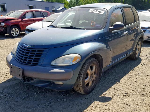 3C4FY4BB61T637617 - 2001 CHRYSLER PT CRUISER GREEN photo 2