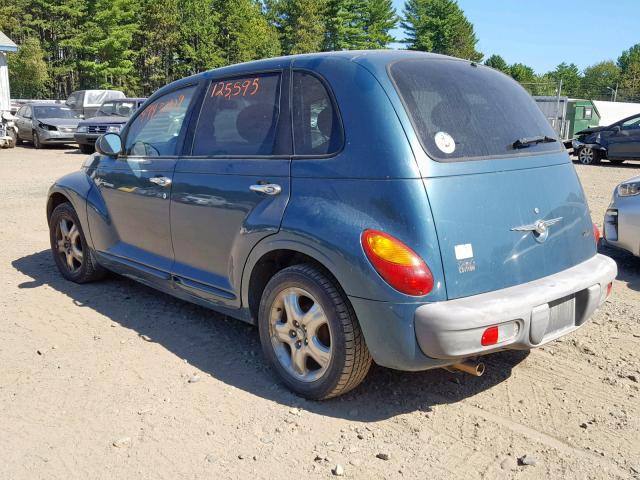 3C4FY4BB61T637617 - 2001 CHRYSLER PT CRUISER GREEN photo 3