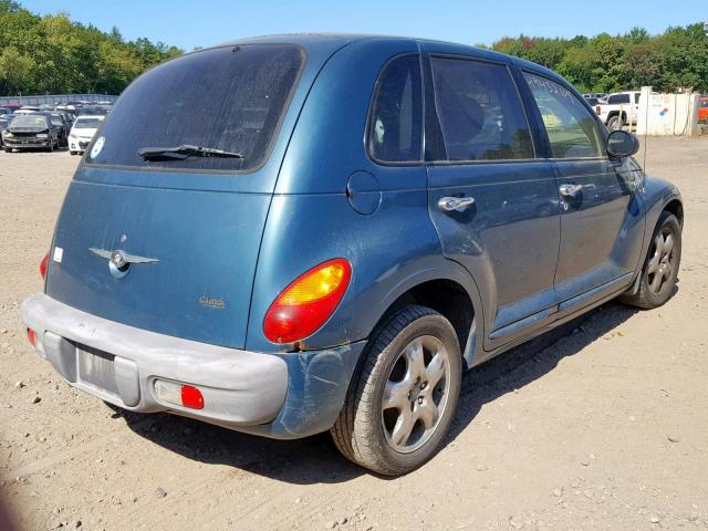 3C4FY4BB61T637617 - 2001 CHRYSLER PT CRUISER GREEN photo 4