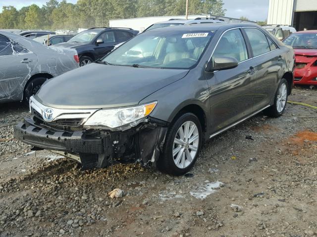 4T1BD1FK1CU006491 - 2012 TOYOTA CAMRY HYBR TEAL photo 2