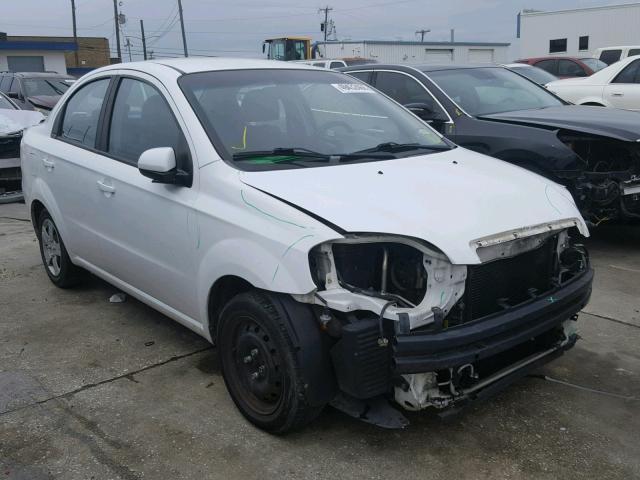 KL1TD5DE9BB152149 - 2011 CHEVROLET AVEO LS WHITE photo 1