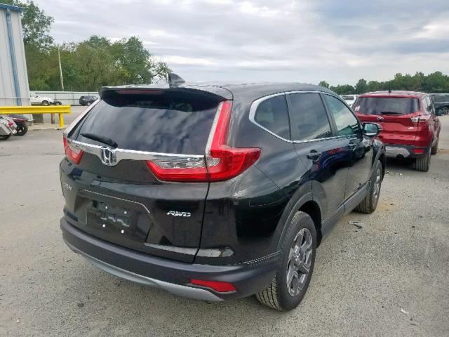 2HKRW2H86HH645049 - 2017 HONDA CR-V EXL BLACK photo 4