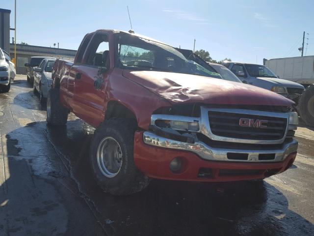 2GTEK19T541221591 - 2004 GMC NEW SIERRA RED photo 1