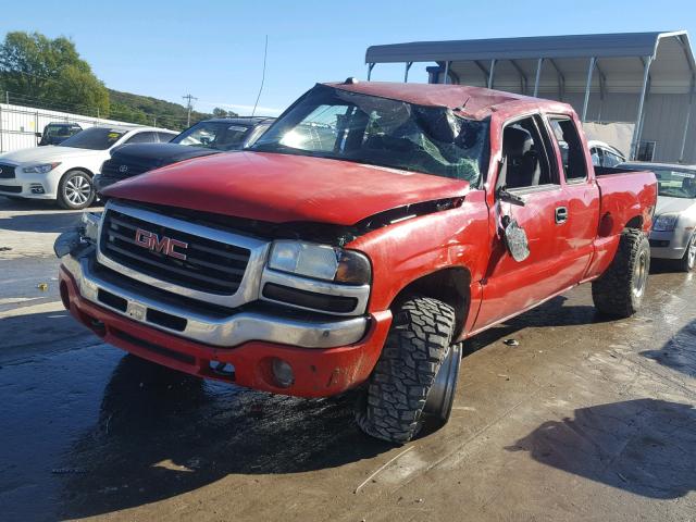 2GTEK19T541221591 - 2004 GMC NEW SIERRA RED photo 2