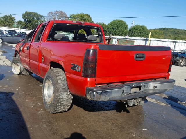 2GTEK19T541221591 - 2004 GMC NEW SIERRA RED photo 3