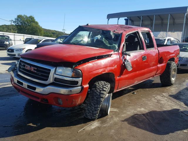 2GTEK19T541221591 - 2004 GMC NEW SIERRA RED photo 9