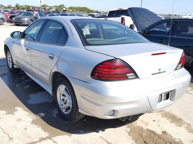 1G2NE52F83C133067 - 2003 PONTIAC GRAND AM S SILVER photo 3