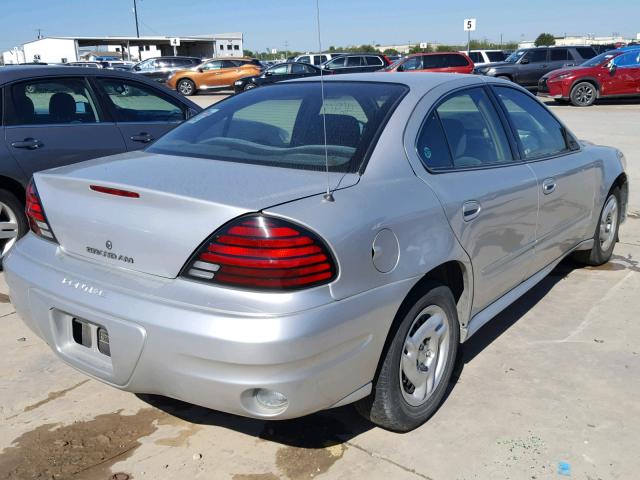 1G2NE52F83C133067 - 2003 PONTIAC GRAND AM S SILVER photo 4