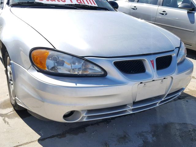 1G2NE52F83C133067 - 2003 PONTIAC GRAND AM S SILVER photo 9