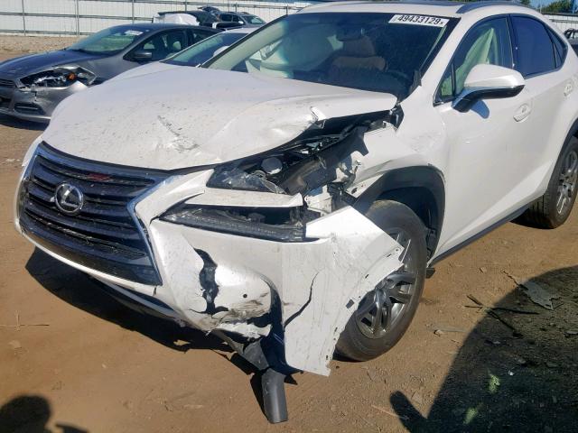 JTJBARBZ2G2054238 - 2016 LEXUS NX 200T BA WHITE photo 9