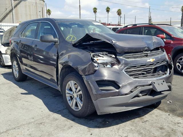 2GNALBEK0G6206252 - 2016 CHEVROLET EQUINOX LS GRAY photo 1