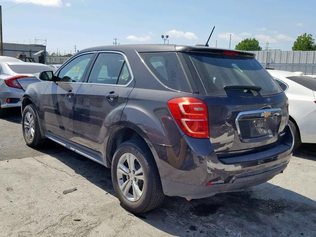 2GNALBEK0G6206252 - 2016 CHEVROLET EQUINOX LS GRAY photo 3