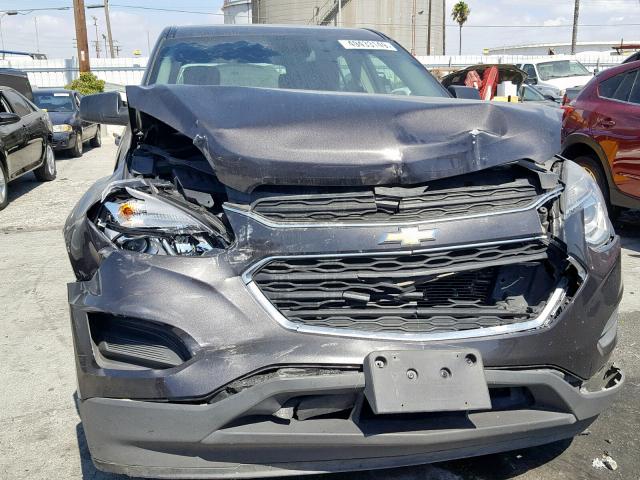 2GNALBEK0G6206252 - 2016 CHEVROLET EQUINOX LS GRAY photo 9