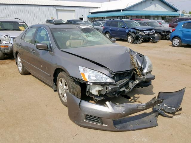 1HGCM568X7A169024 - 2007 HONDA ACCORD EX BROWN photo 1