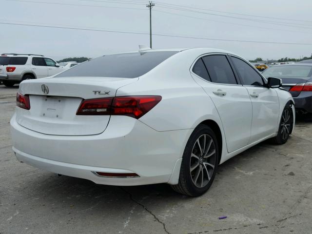 19UUB2F55FA020355 - 2015 ACURA TLX TECH თეთრი ფოტო 4