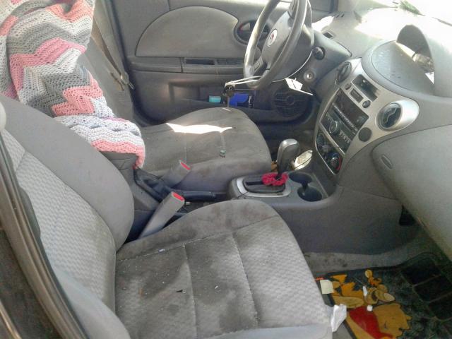 1G8AJ58F37Z112184 - 2007 SATURN ION LEVEL SILVER photo 5