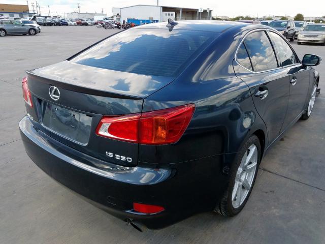 JTHBK262792085457 - 2009 LEXUS IS 250 CHARCOAL photo 4