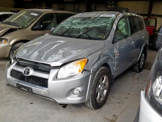 JTMDF4DV6A5035661 - 2010 TOYOTA RAV4 LIMIT SILVER photo 2