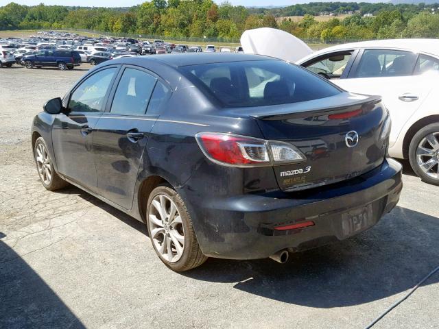 JM1BL1S58A1336702 - 2010 MAZDA 3 S BLACK photo 3