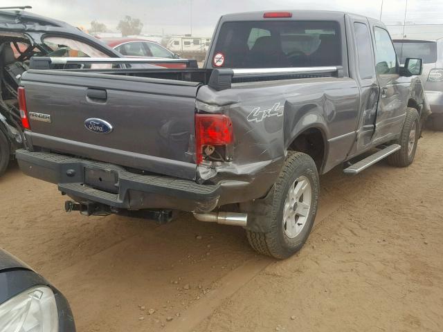 1FTZR45E66PA04160 - 2006 FORD RANGER SUP GRAY photo 4