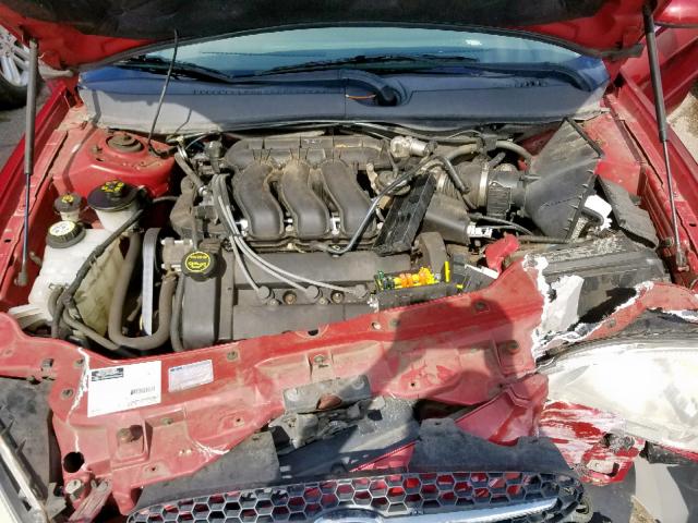 1FAFP55S62G117613 - 2002 FORD TAURUS SES RED photo 7