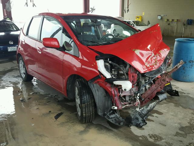 JHMGE8H32DC025854 - 2013 HONDA FIT RED photo 1